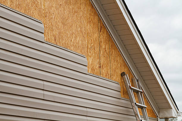 Professional Wood Siding technician working in Strongstown, PA
